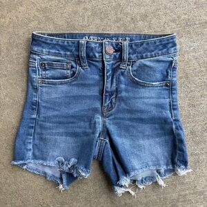 American Eagle Outfitters Women's Blue Denim Shorts